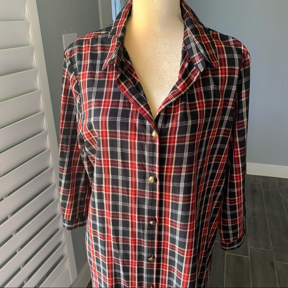 ZARA PLAID DRESS size XL - Picture 6 of 7